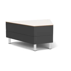 Social 45 Degree Wedge Table in Standard Upholstery