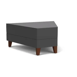 Social 45 Degree Wedge Table in Standard Upholstery