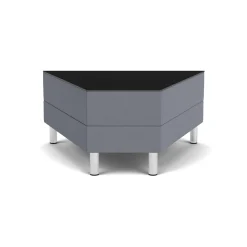 Social 45 Degree Wedge Table in Standard Upholstery