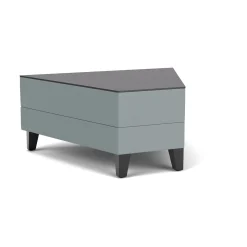 Social 45 Degree Wedge Table in Standard Upholstery