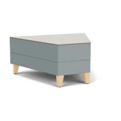 Social 45 Degree Wedge Table in Standard Upholstery