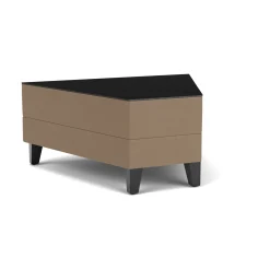 Social 45 Degree Wedge Table in Standard Upholstery