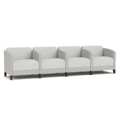 Social 4 Seats With Center Arms in Premium Upholstery