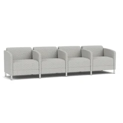 Social 4 Seats With Center Arms in Premium Upholstery
