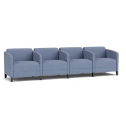 Social 4 Seats With Center Arms in Premium Upholstery