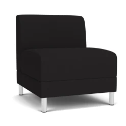 Social Armless Guest Chair in Standard Upholstery