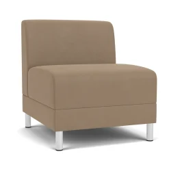 Social Armless Guest Chair in Standard Upholstery