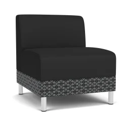 Social Armless Guest Chair in Premium Upholstery