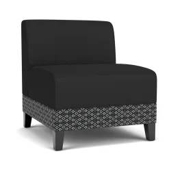 Social Armless Guest Chair in Premium Upholstery