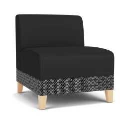 Social Armless Guest Chair in Premium Upholstery