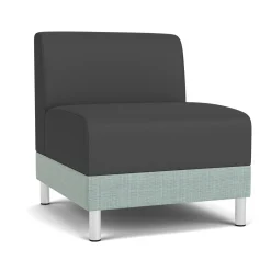 Social Armless Guest Chair in Premium Upholstery