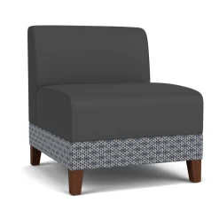 Social Armless Guest Chair in Premium Upholstery