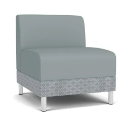 Social Armless Guest Chair in Premium Upholstery