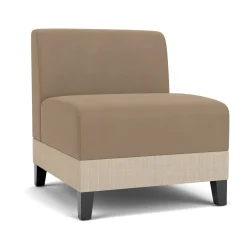 Social Armless Guest Chair in Premium Upholstery