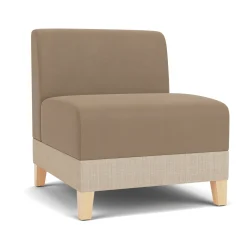 Social Armless Guest Chair in Premium Upholstery