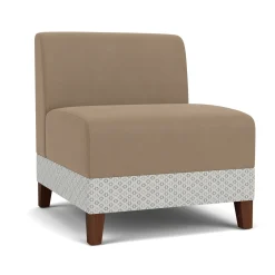 Social Armless Guest Chair in Premium Upholstery