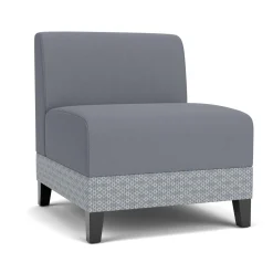 Social Armless Guest Chair in Premium Upholstery