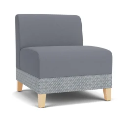 Social Armless Guest Chair in Premium Upholstery