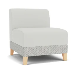 Social Armless Guest Chair in Premium Upholstery