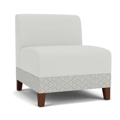 Social Armless Guest Chair in Premium Upholstery