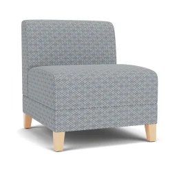 Social Armless Guest Chair in Premium Upholstery