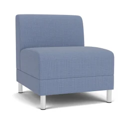 Social Armless Guest Chair in Premium Upholstery