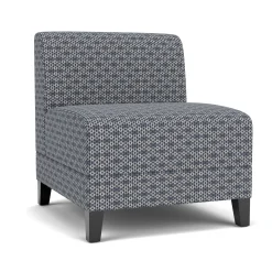 Social Armless Guest Chair in Premium Upholstery