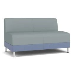 Social Armless Loveseat in Premium Upholstery