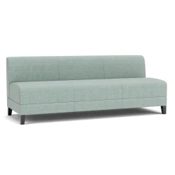 Social Armless Sofa in Premium Upholstery
