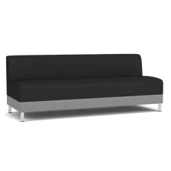 Social Armless Sofa in Premium Upholstery