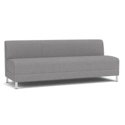 Social Armless Sofa in Premium Upholstery