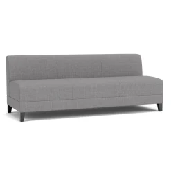 Social Armless Sofa in Premium Upholstery