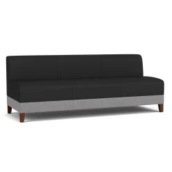Social Armless Sofa in Premium Upholstery