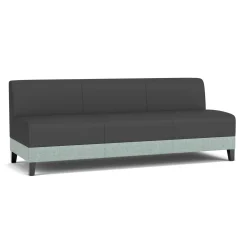 Social Armless Sofa in Premium Upholstery