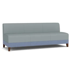 Social Armless Sofa in Premium Upholstery
