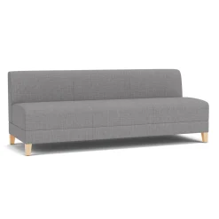 Social Armless Sofa in Premium Upholstery