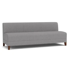 Social Armless Sofa in Premium Upholstery