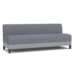 Social Armless Sofa in Premium Upholstery