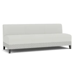 Social Armless Sofa in Premium Upholstery