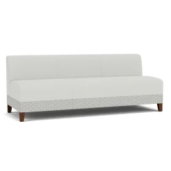 Social Armless Sofa in Premium Upholstery