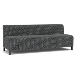 Social Armless Sofa in Premium Upholstery