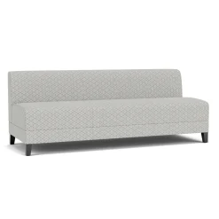 Social Armless Sofa in Premium Upholstery