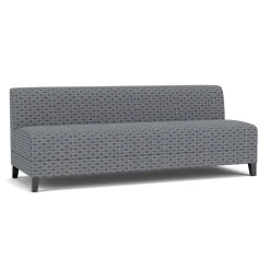 Social Armless Sofa in Premium Upholstery