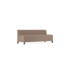 Social Armless Sofa in Standard Upholstery