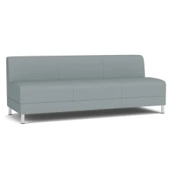 Social Armless Sofa in Standard Upholstery