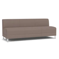 Social Armless Sofa in Standard Upholstery