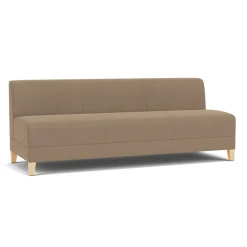 Social Armless Sofa in Standard Upholstery