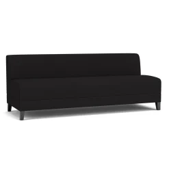 Social Armless Sofa in Standard Upholstery