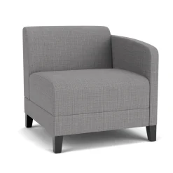 Social Left Arm Guest Chair in Premium Upholstery