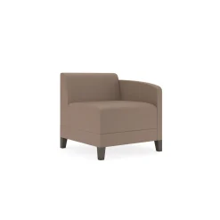 Social Left Arm Guest Chair in Standard Upholstery
